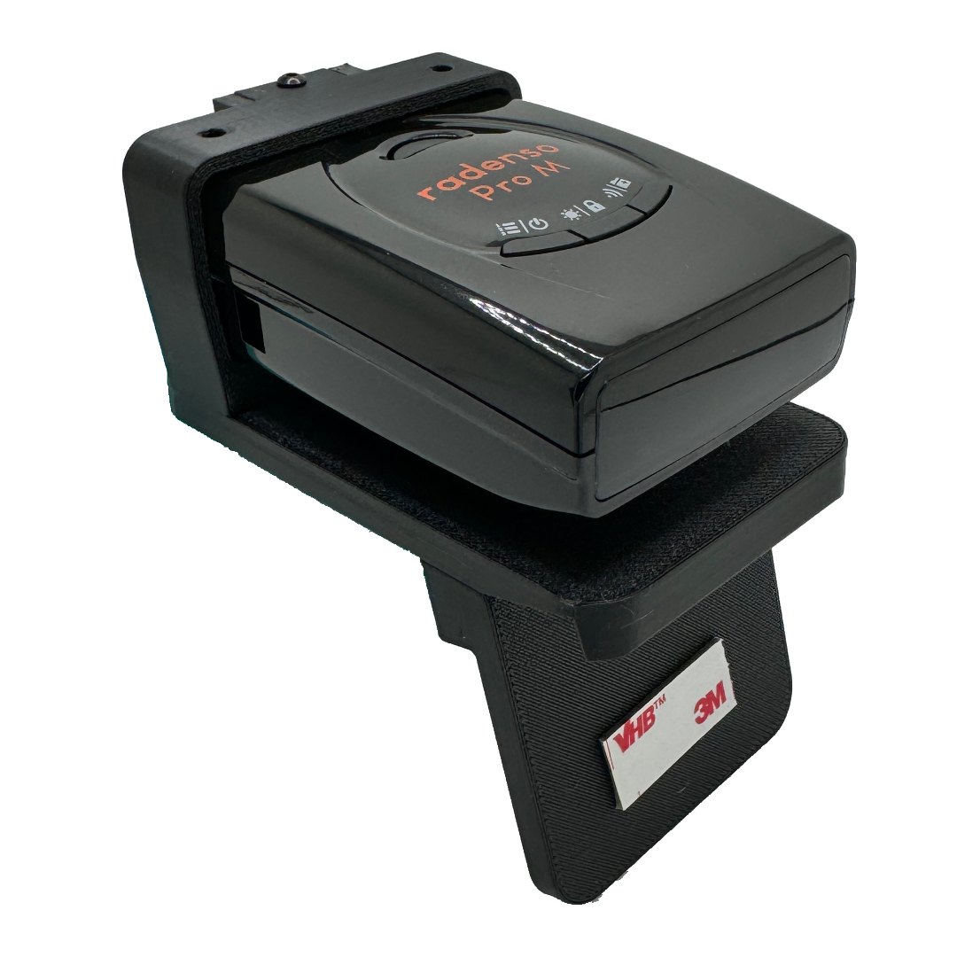 photo of Bartallama3D™ Radar Holder for Radenso Pro M compatible with Tesla Vehicles