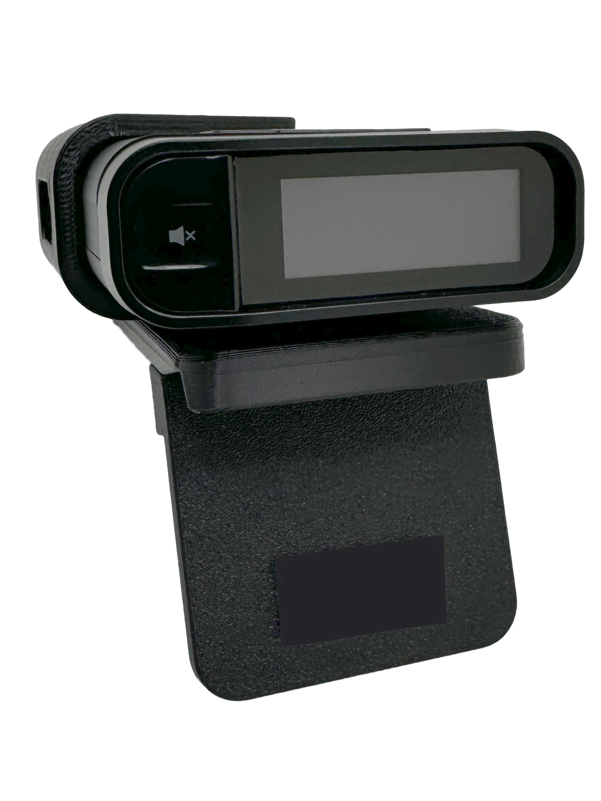 A picture of the assembled unit from the front with installed Radenso DS1 unit