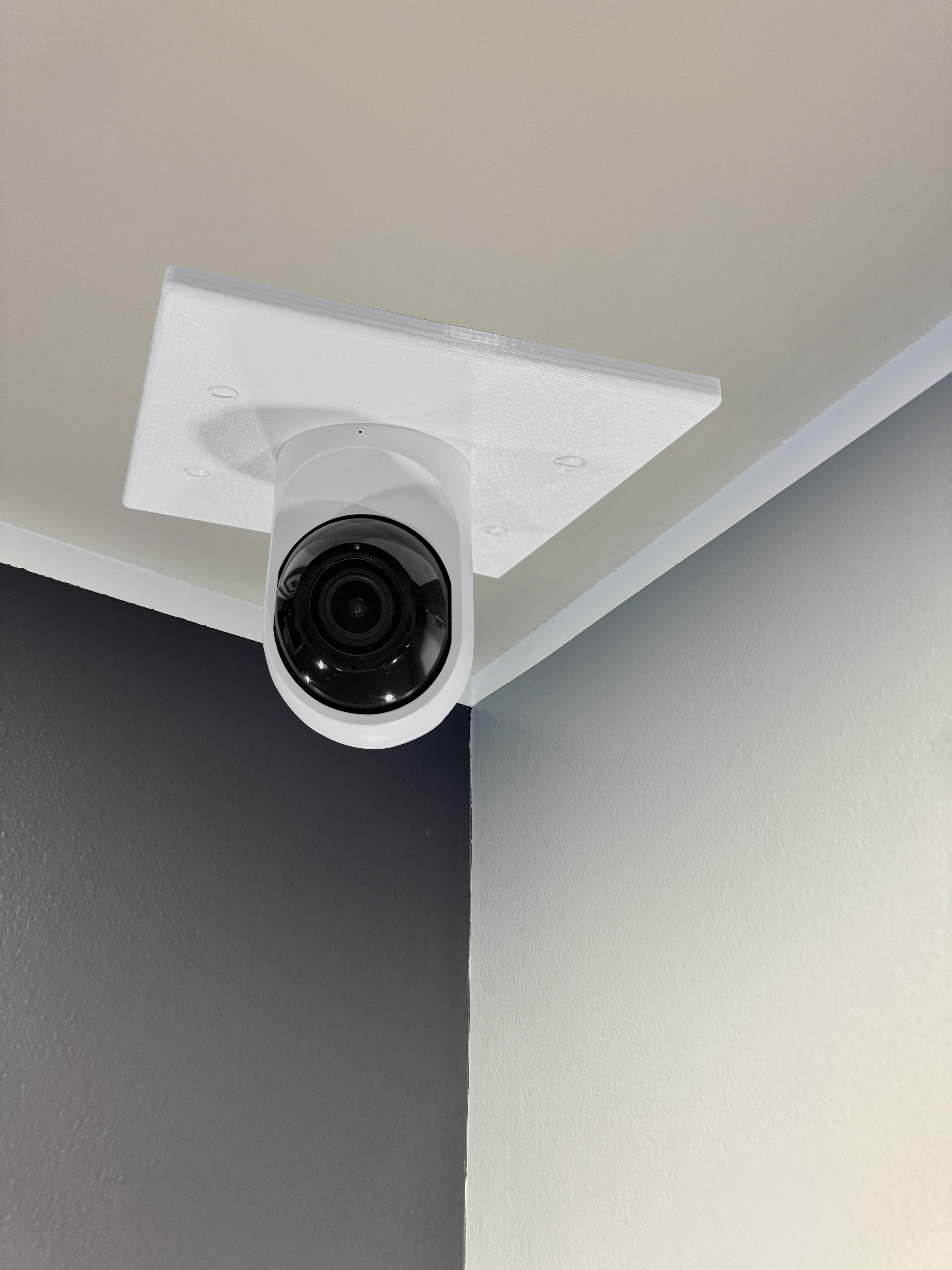 Camera Bracket mounted on a ceiling